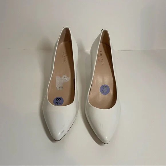 Elegant White Women's Heels - Picture 2 of 4